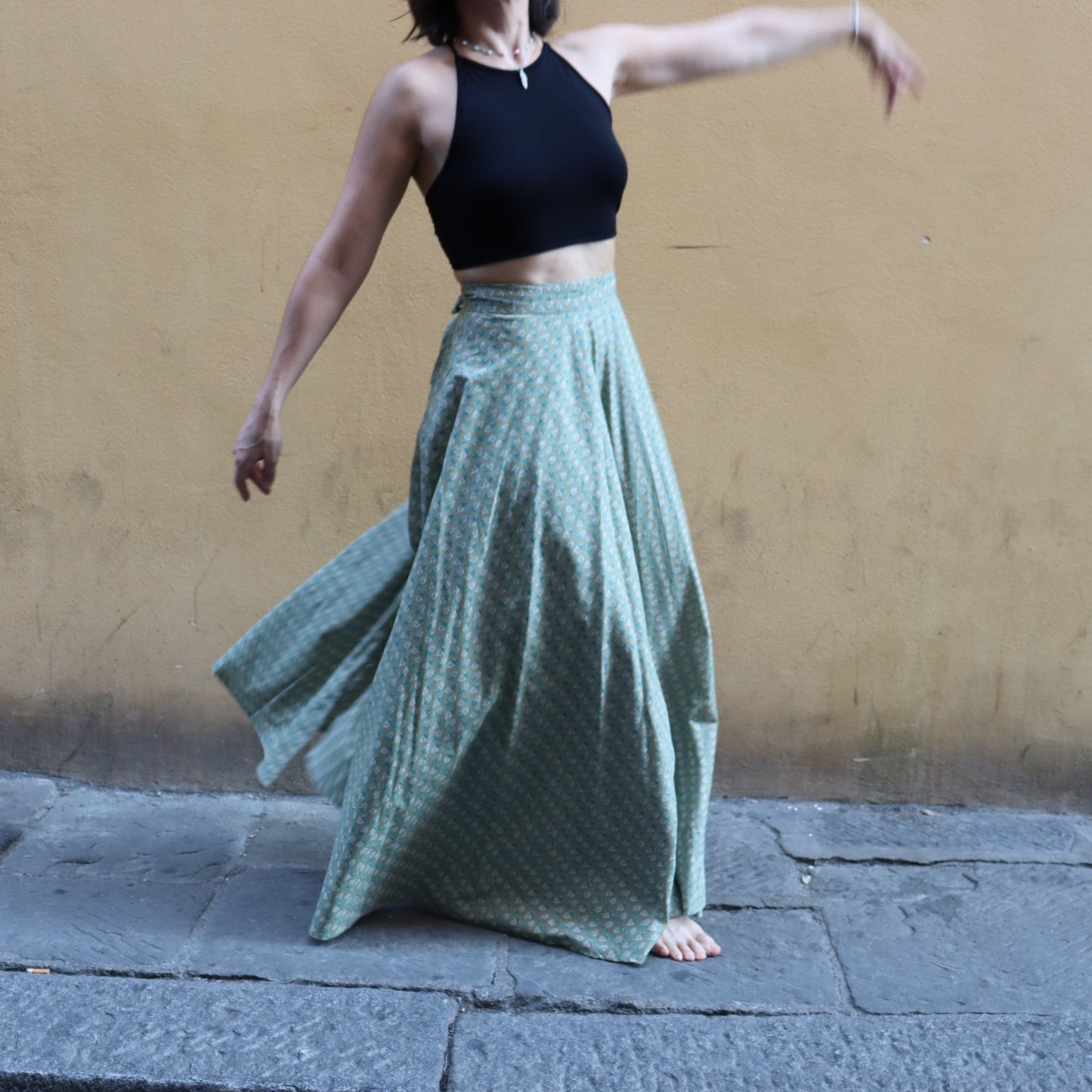 Gonna JNT Esmeralda - Cotone